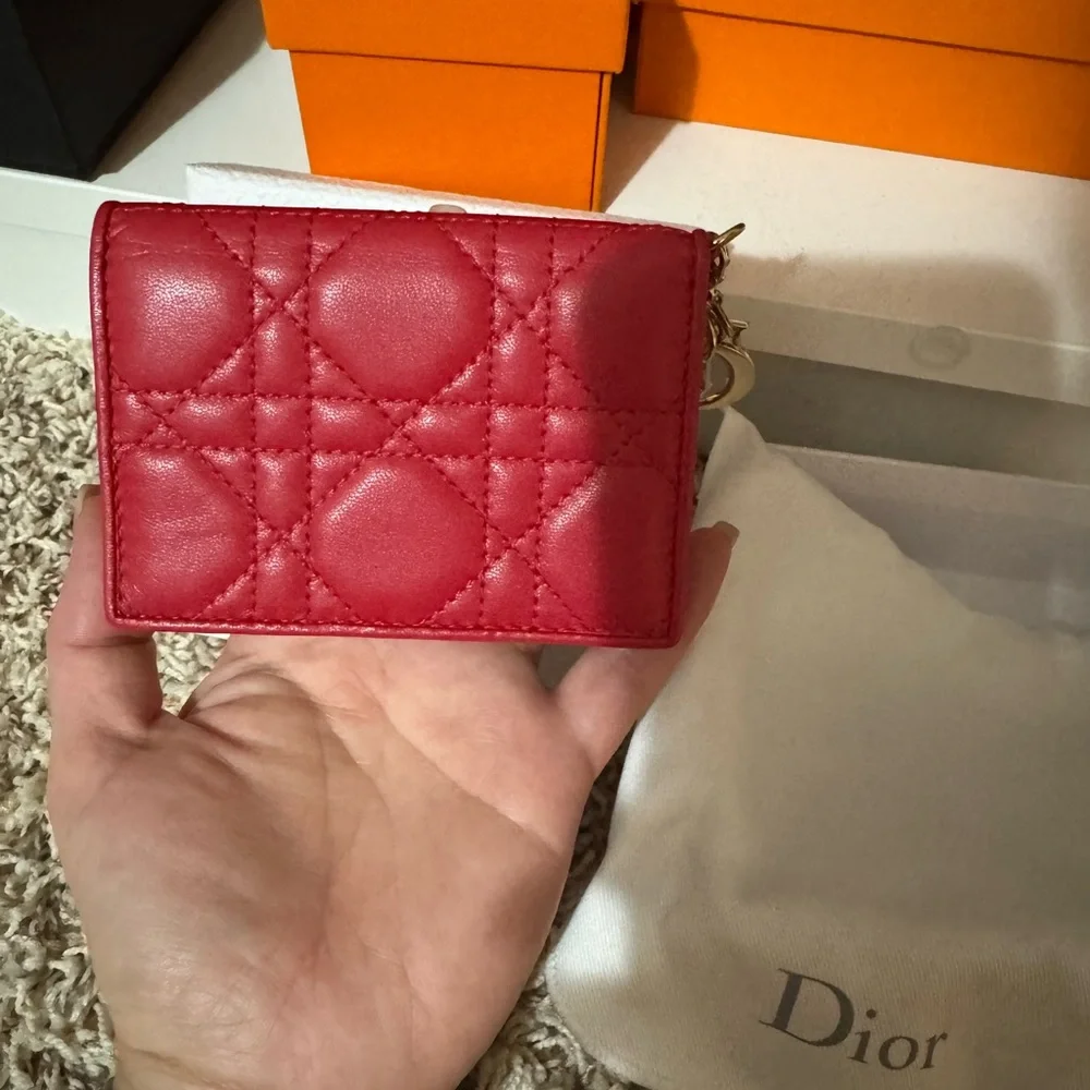 Mini lady Dior wallet